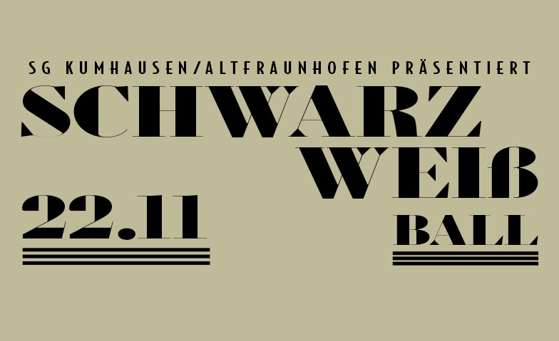 Schwarz-Weiß-Ball – jetzt Tickets sichern